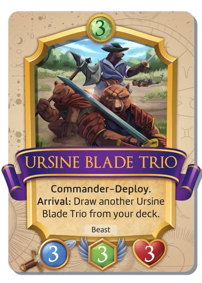 Ursine Blade Trio
